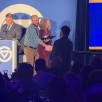 Justin Mellick Receives Award